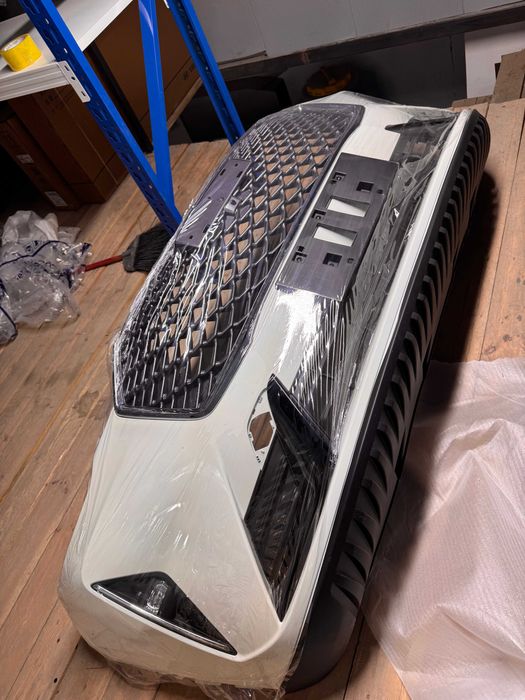 Haval H6 передний бампер белый