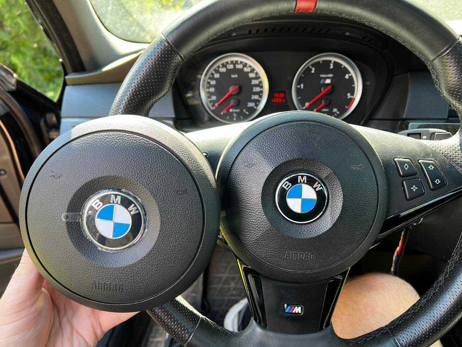 Înlocuire capac airbag volan M Sport BMW E60 E61 fara airbag!