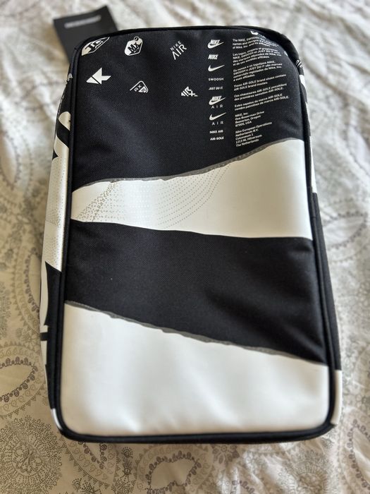 Jordan Shoebox Bag (DH0415-010) — черно/златно, отлично състояние