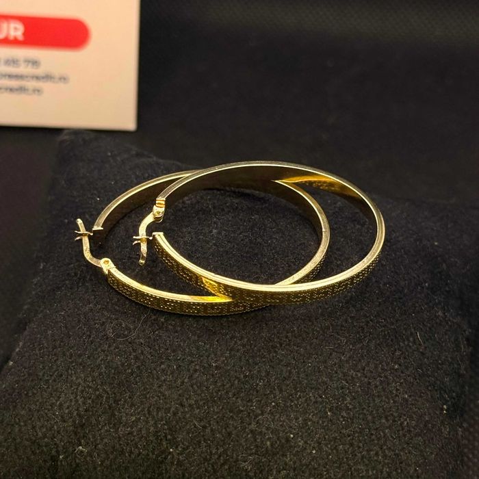 Cercei aur 14K 3.8g (AG15 Gara 1 B34068.1) Garantie 2 ani!