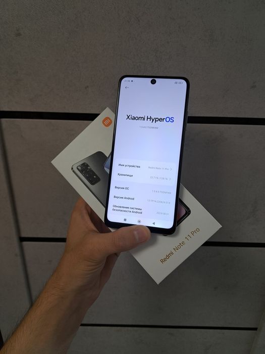 Redmi note 11 Pro память 6+2/128gb коробка документли