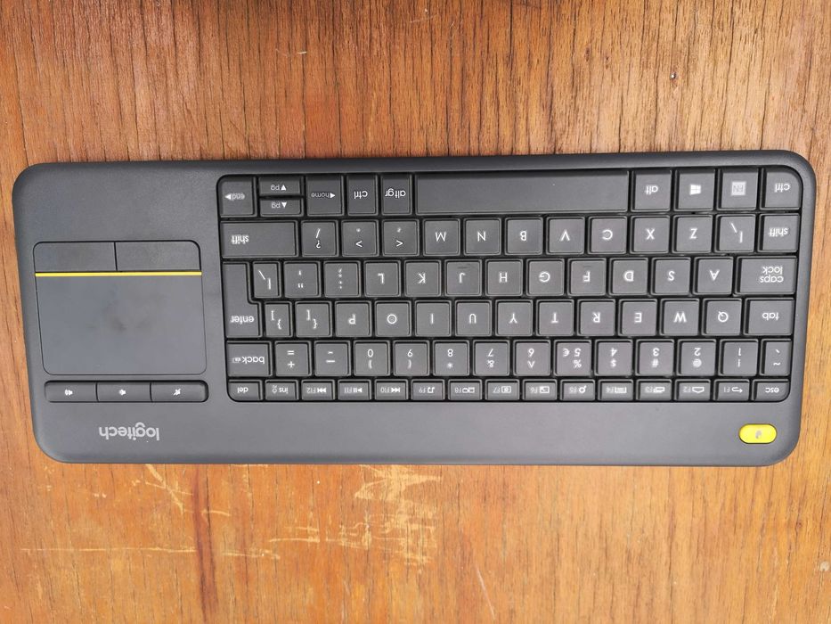tastatura Wireless Logitech K400 Plus Dark, Touchpad, USB, Black