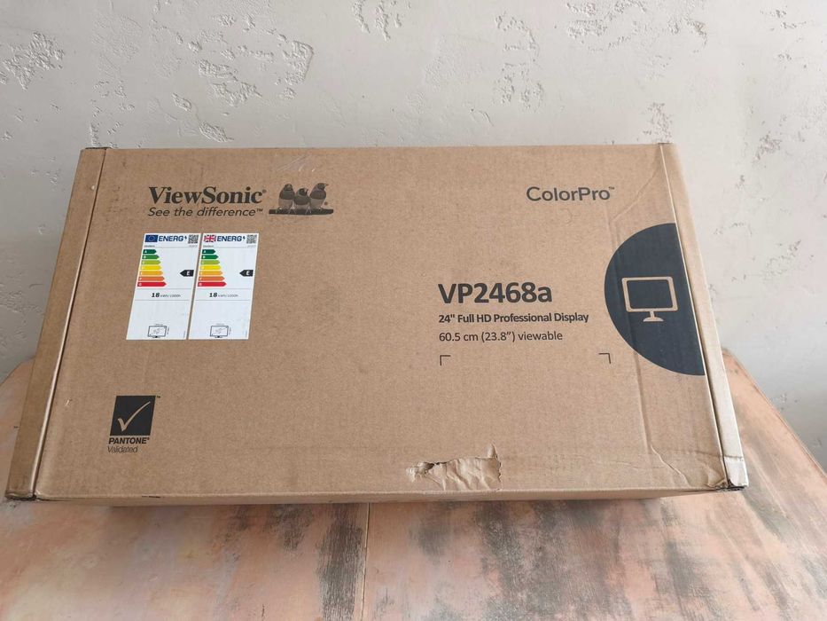 Професионален монитор ViewSonic VP2468a ColorPro 24 IPS USB-C , Дизайн,Фото,Видео, Гаранция