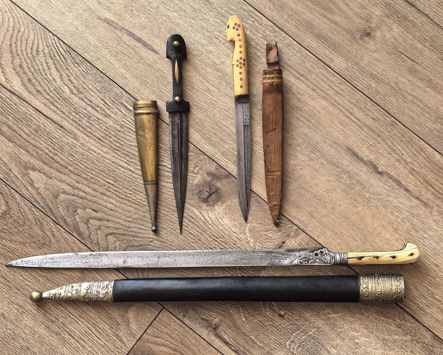 Стар нож, кама, акулак