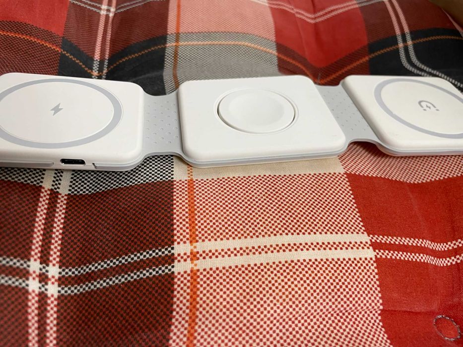 Incarcator wireless magnetic 3 in 1 universal, pliabil