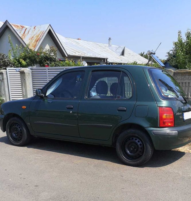 Nissan Micra K11C, an 1999, cutie automata CVT, motor 1.3i 16V, 75 CP, 185.000 km, verde