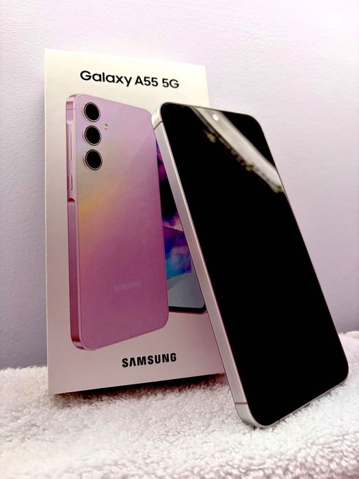 Samsung galaxy A55- перфектен + кутия