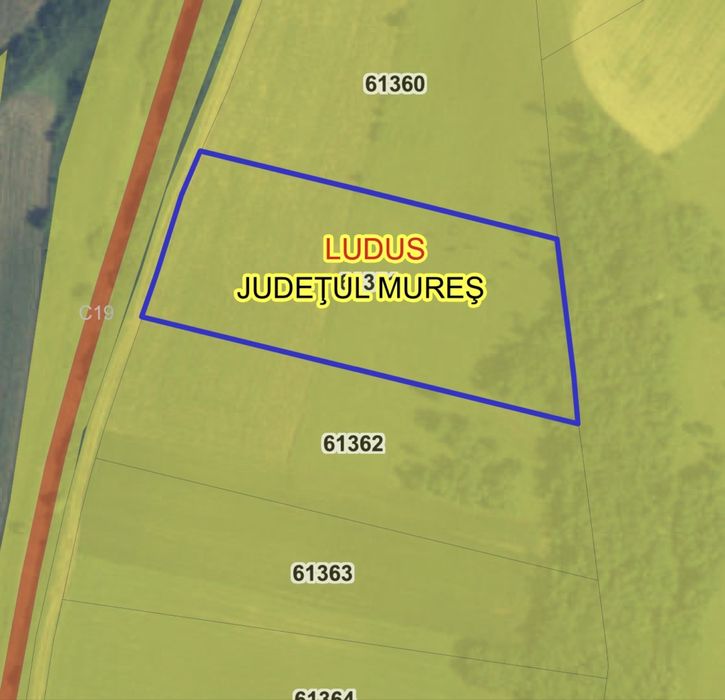 Teren  5.800mp extravilan Ludus/Roșiori