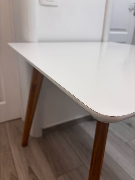 Masa bucatarie mdf alba