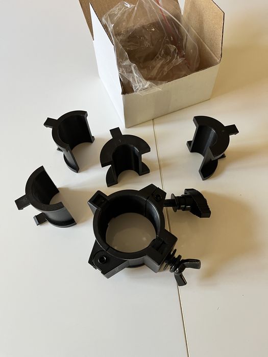 Cleme/catuse fixare lumini pe schela