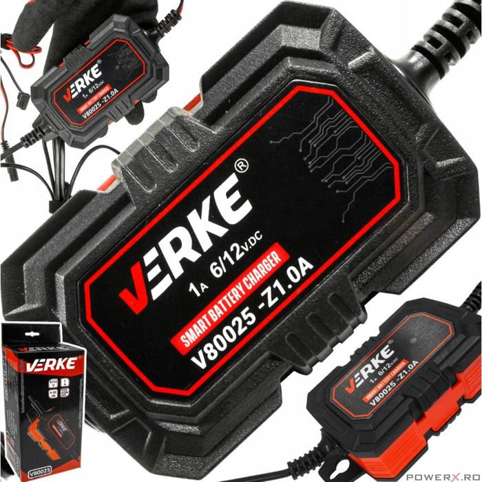 Redresor cu microprocesor, 6/12V Z1.0A, Verke