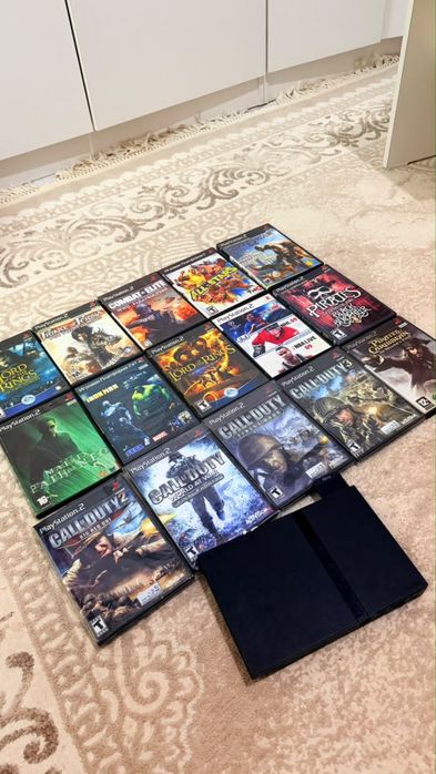 Продается playstation 2 с дисками