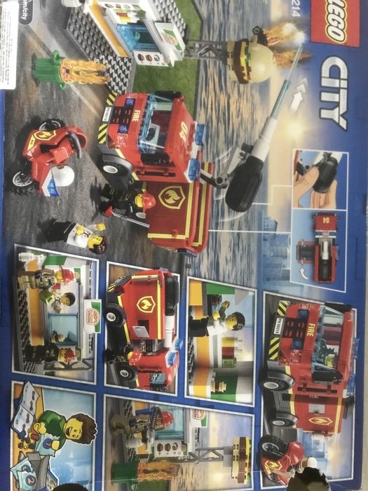 Лего пожарный набор