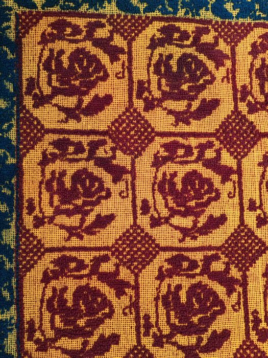 Cuvertura traditionala veche, 100% din lână, țesuta manual la război