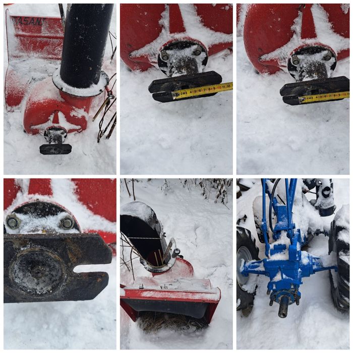 Freza de Zăpadă si lama  de împins  adaptabil  pt. Motocositoare  Bcs