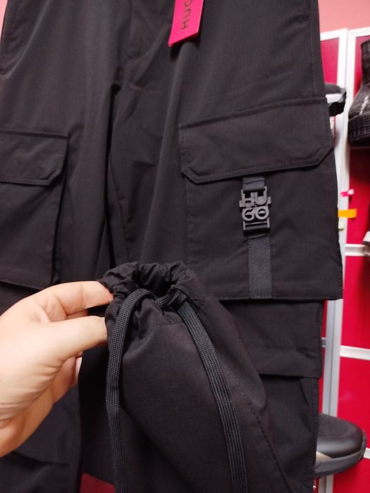 Оригинален карго панталон Hugo Boss Germo M , L нов мъжки черен