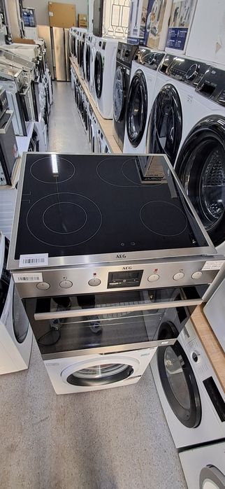 Set AEG Cuptor 72l + plita vitroceramica Import Germania Garanție