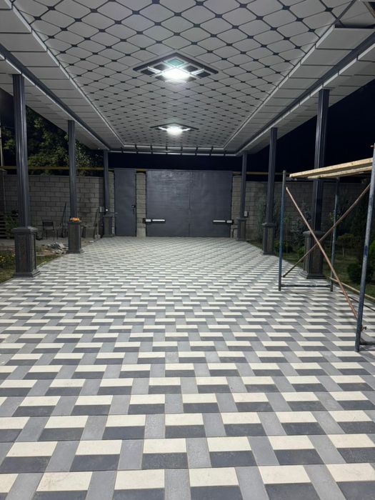 Брусчатка, тротуарная плитка, бордюры