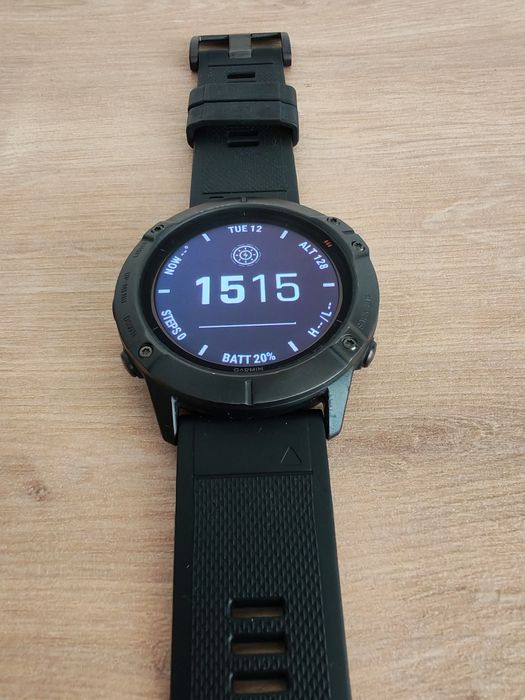 Garmin Fenix 6X PRO Solar stare bunal/Fenix 6 Pro, 51 mm, 47 mm diametru, curele Garmin