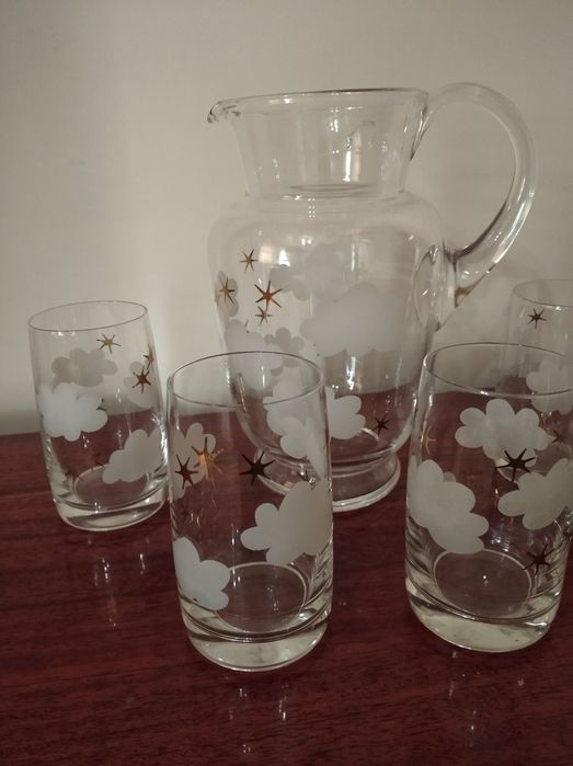 Набор для напитков(чешское стекло)