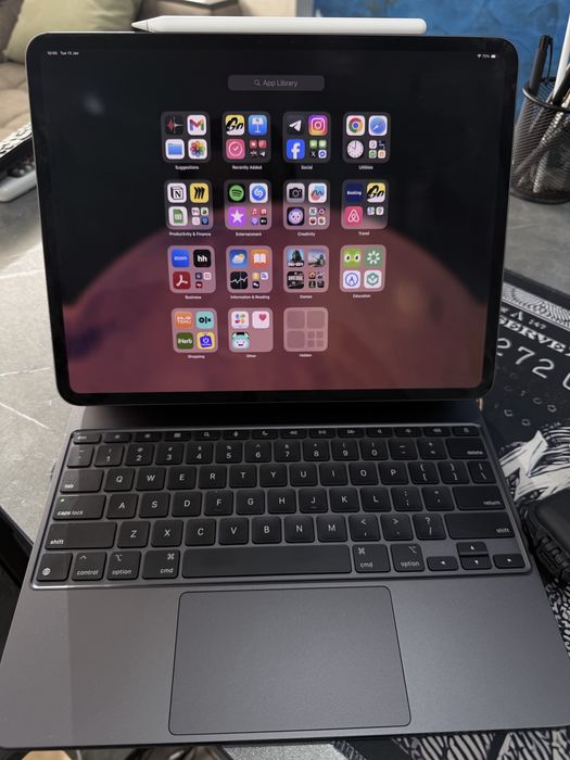Ipad M4 512GB 13 tali, 13 dyum, keyboard YO’Q, apple pencil pro 2