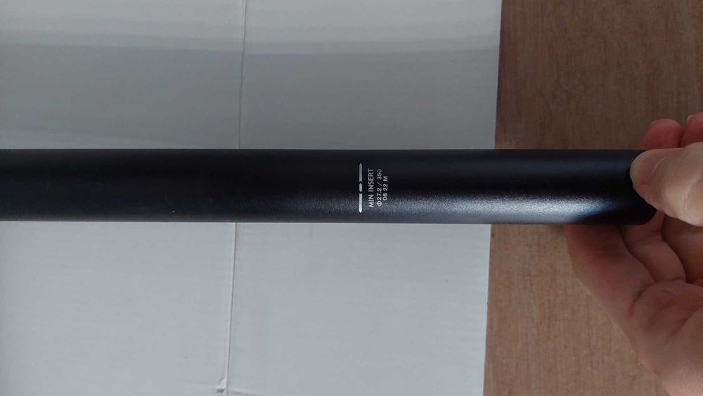 Алуминиево колче за велосипед, 27.2/350/-15 мм.