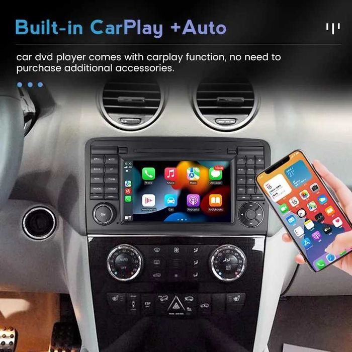 Navigatie Mercedes ML GL W164 din 2005 - 2012 4GB RAM CARPLAY GARANTIE