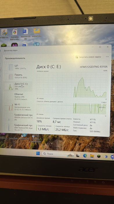 ноутбук Acer Nitro