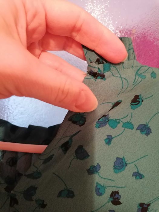 Rochie vară, maneci lungi, marime 40