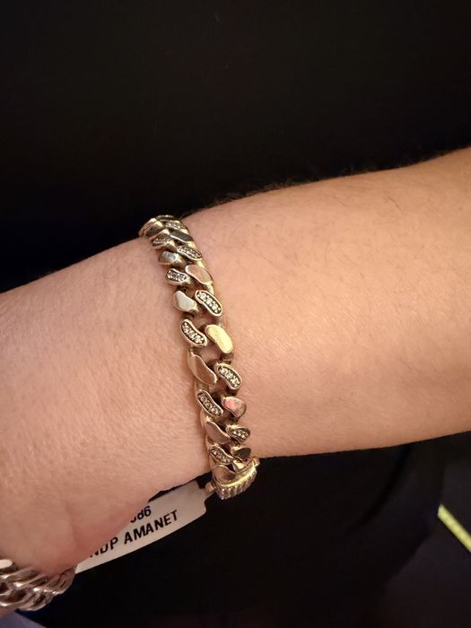 Bratara aur 14 k cuban 11 gr. 19 cm. Cu certificat pret 5000 lei