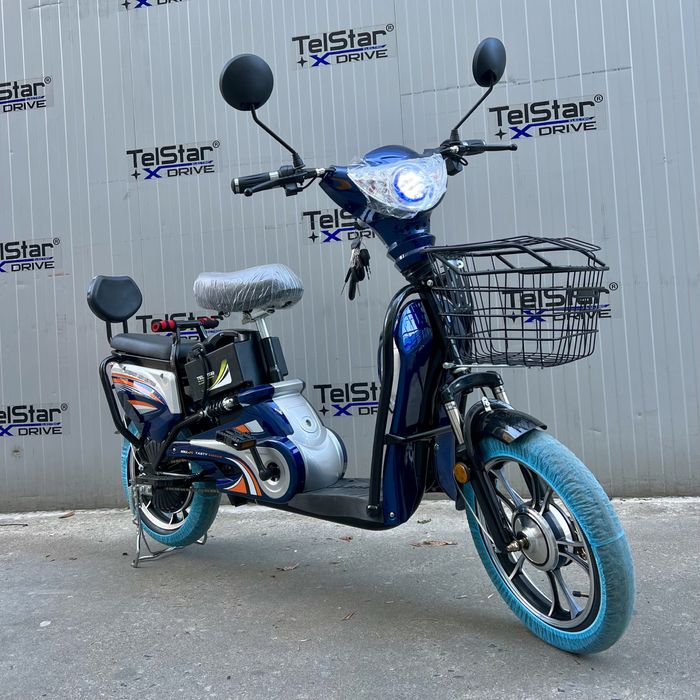 Електрически скутер TBSLD BIG NEW двойна седалка и педали TelStar 2025