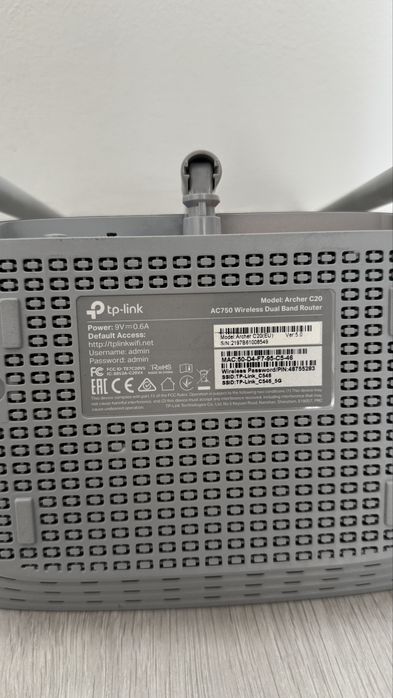 Router wireles AC750 TP-Link Archer C20