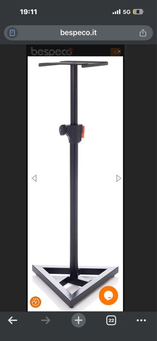 Стойка за тонколона 2 бр Bespeco PN90FL