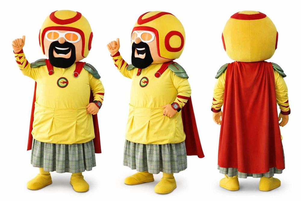 Маскот для промоутера | ростовой костюм под бренд