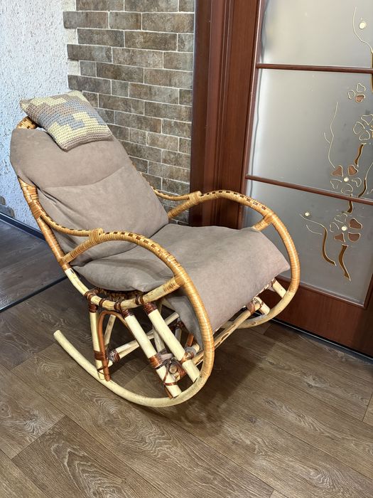 Плетеное кресло из ивы