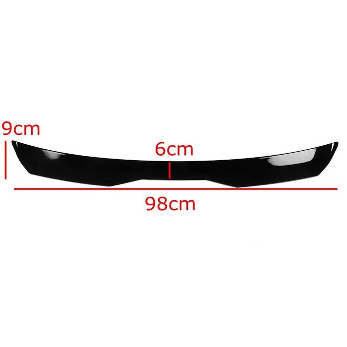 Eleron Prelungire Lip Haion Volkswagen VW Golf 6 VI 08-13 Negru Lucios