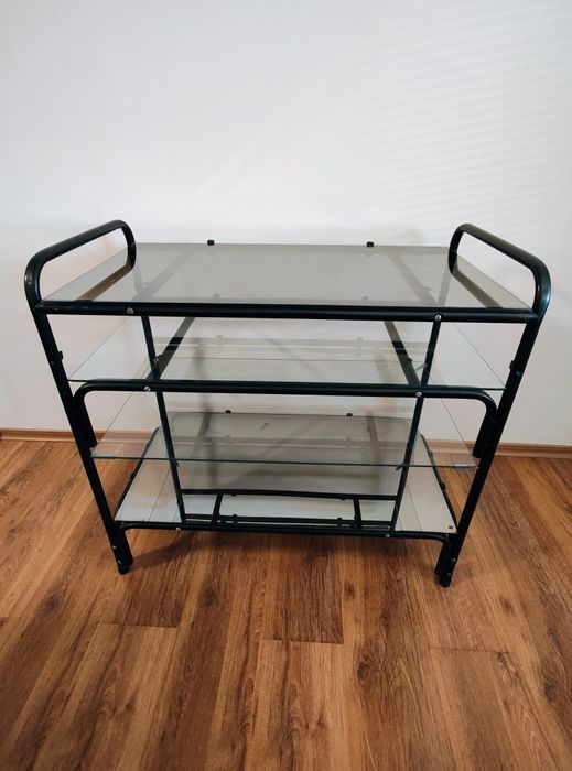 Етажерка стъкло/метал
