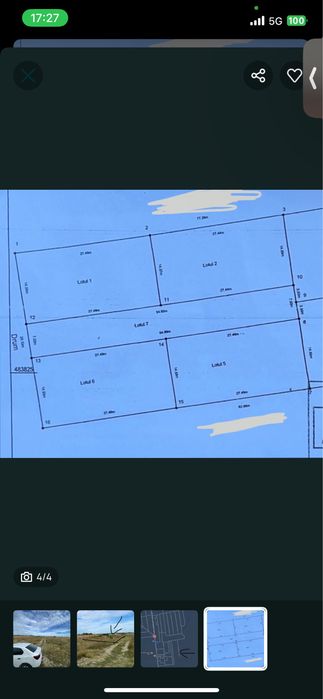 teren de vânzare intravilan 4x a 400 mp