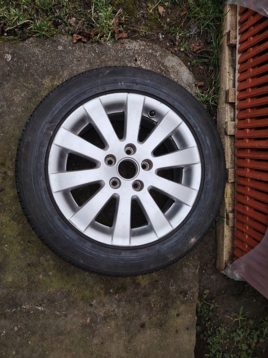 Vând jantă Al/16  VW, cu anvelopa  Bridgestone