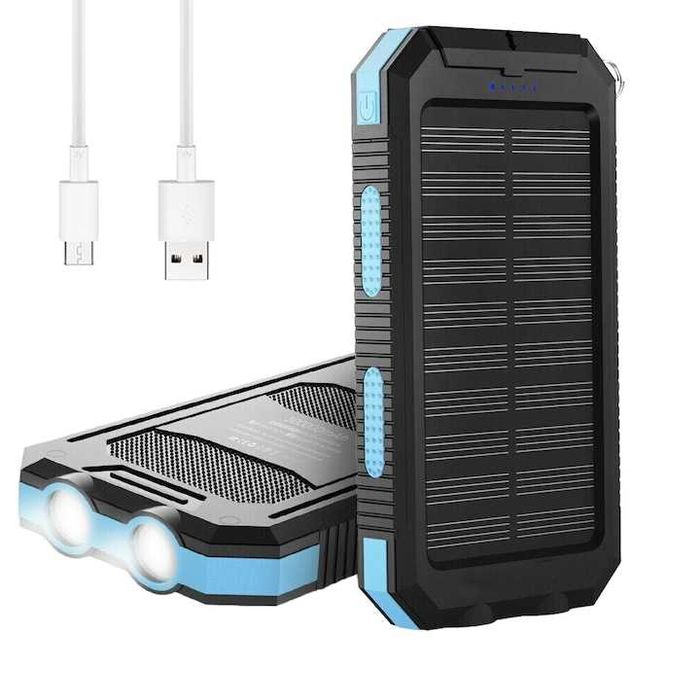 Baterie externa cu încărcare solara,capacitate 30000 mAh,nouă