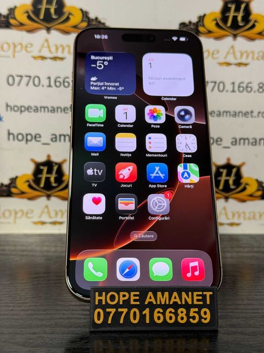 Hope Amanet P10/iPHONE 16 PRO MAX 256 GB BT 92%