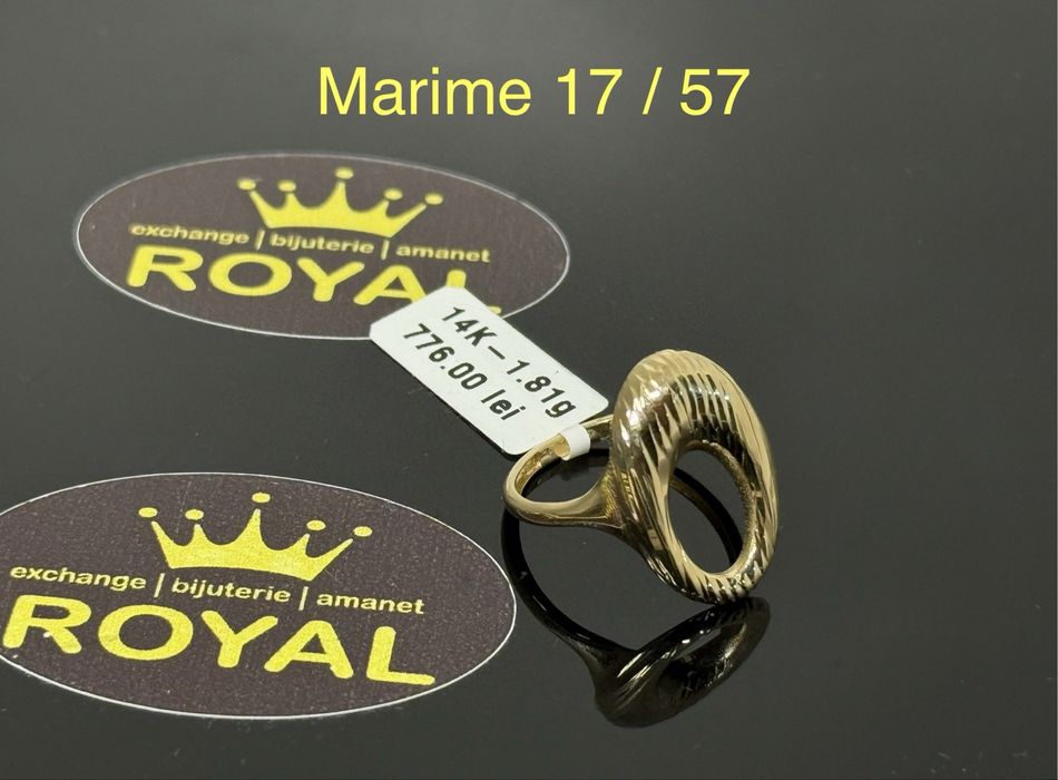 Bijuteria ROYAL : Inel AUR 14K Nou / 1.81 GR