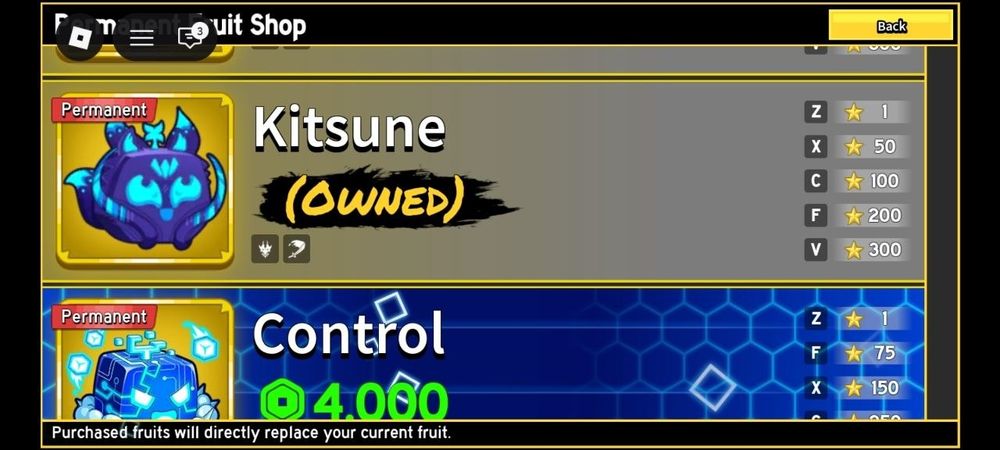 Блокс фрутс акаунт