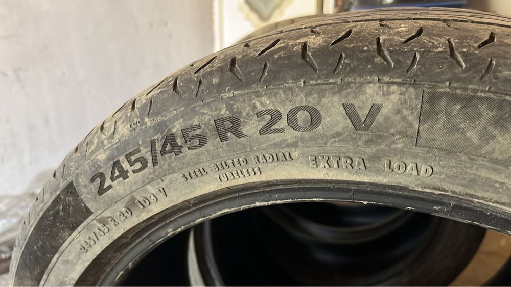 продам шины, колеса 245,45,R20 покрышки