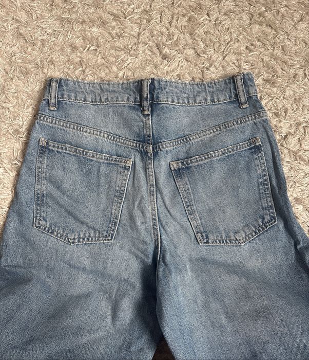 Широки дънки от зара