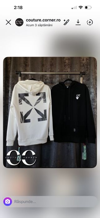 Vand anoraca off wite m si L