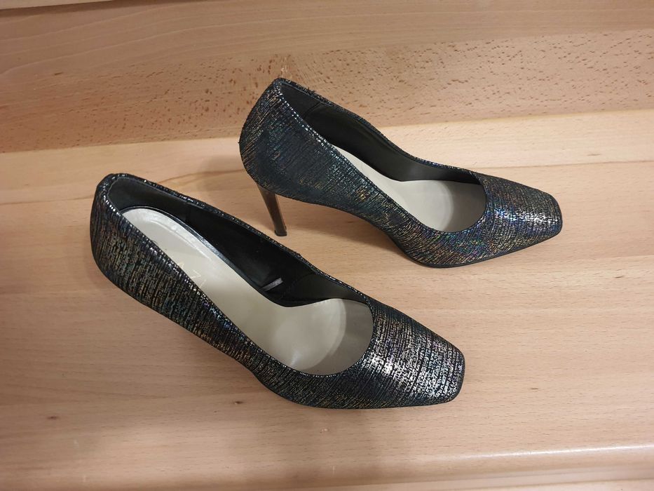 Pantofi stiletto piele naturala Quazi