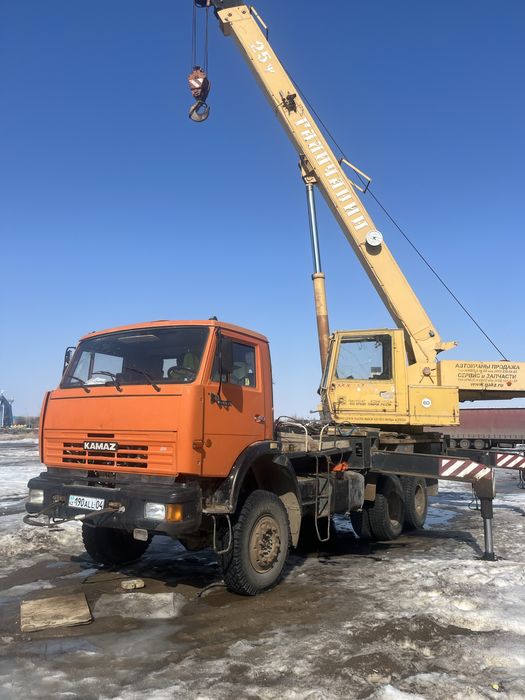 Услуга автокран вездеход 25 тонна