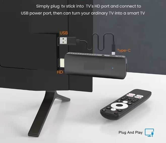 Android TV stick FHD (1920x1080p), nou