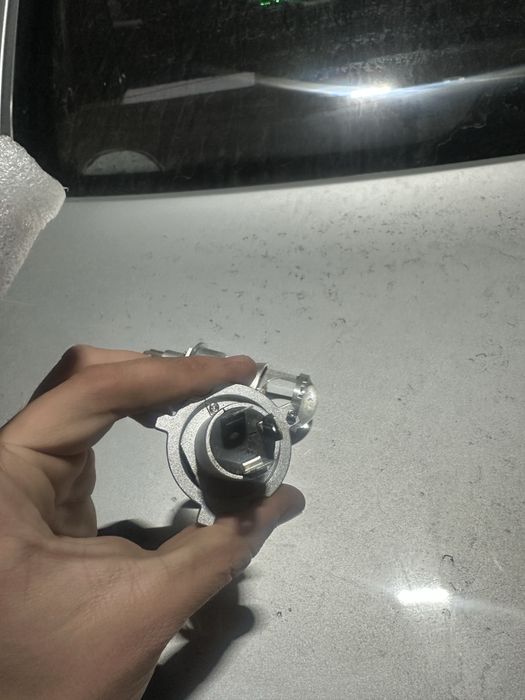 Мини линза H4 желтые